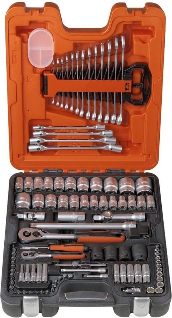 Bahco Hylsnyckelset 106 delar - 1/4'' och 1/2''