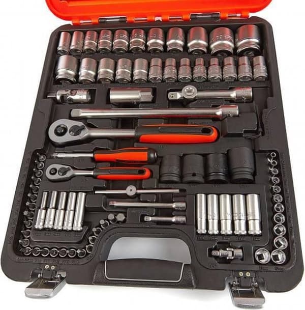 Bahco Topnøglesæt 106 dele - 1/4'' og 1/2''
