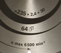 Miniatyrbillede 4 af 4: Bosch Multi Material - rundsavklinge - til multifunktionelle applikationer - 235 mm - 64 tænder