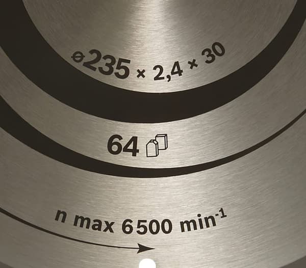 Bosch Multi Material - rundsavklinge - til multifunktionelle applikationer - 235 mm - 64 tænder