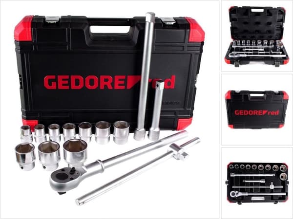 Gedore RED R78004014 3300011 Topnøglesæt 14 dele