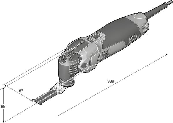 Fein Multimaster MM 500 Plus Top Multiværktøj i L-Boxx - 72296770000