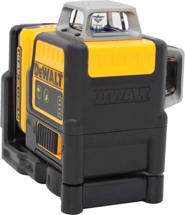 DeWalt DCE0811D1G 10,8V Li-Ion batteri Krydslinjelaser 360 graders sæt (1x 2,0Ah batteri) i etui - grøn - 15m