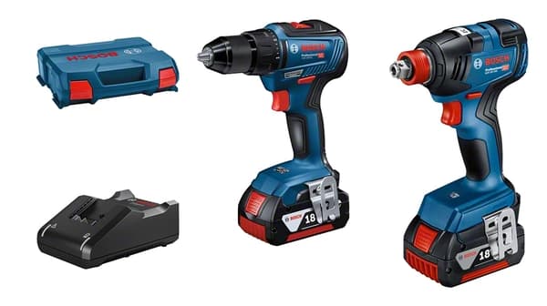 Bosch Professional GDX 18V-200+GSR 18V-55, L-hus (06019J2207)