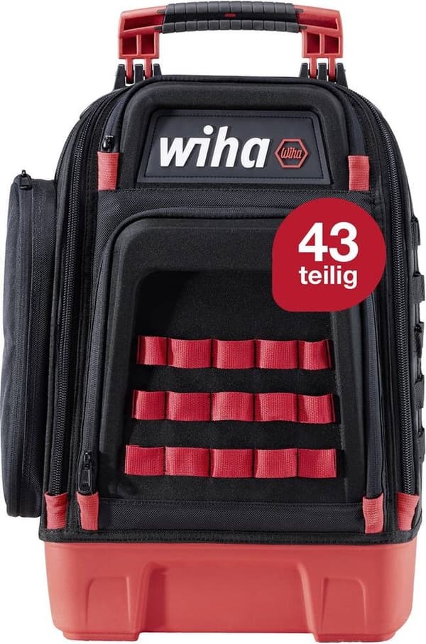 Wiha 45529 Værktøjsrygsæk (med indhold) Håndværker, gør-det-selv, Universal 43-dele (LxBxH) 385 x 260 x 530