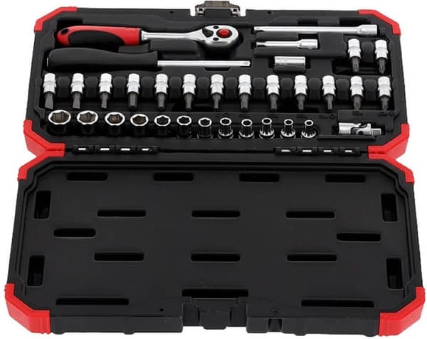 Gedore rød topnøglesæt 33-delt 1/4” 4-13 mm - 3300051