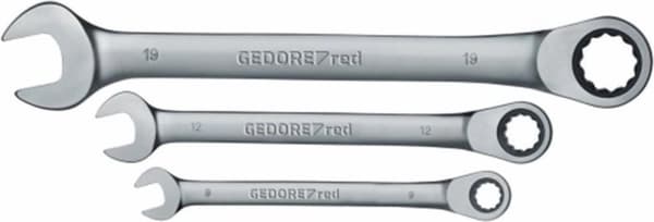 Gedore RED R07105005 5-delad ring/hylsnyckelsats - 8-19mm