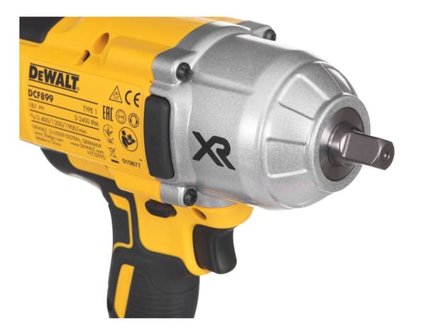 DeWALT DCF899N-XJ kraftnøgle Sort, Gul 1900 RPM