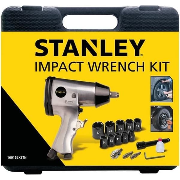 Slagnyckel - STANLEY - BMC - 1/2" - Med sladd - 10 uttag ingår