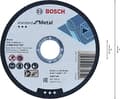 Miniatyrbillede 3 af 6: Bosch-tilbehør Bosch Professional 1x Standard til metal lige skæreskæreskive (til metalplader, stål, Ø 115 x 1 x 22,23 mm, tilbehør til vinkelsliber)