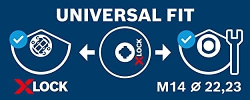 Bosch Professional 1x Standard for Metal X-LOCK skæreskive (til metal, 125 x 2,5 x 22,23 mm, offset, vinkelsliber tilbehør)