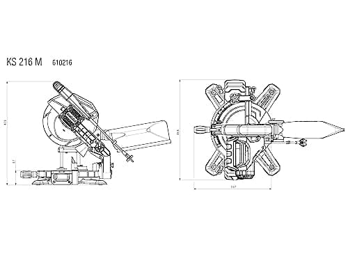Metabo Sæt KS 216 M + savklinge (610216900)