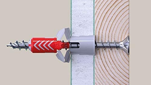 Fischer Power-Fast II 670173 spånskiva skruvar 4 mm 50 mm T-profil stål galvaniserad 200 stycken (670173)