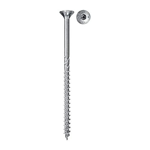 Fischer Power-Fast II 670173 spånskiva skruvar 4 mm 50 mm T-profil stål galvaniserad 200 stycken (670173)