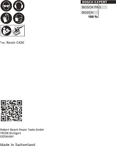 Bosch tilbehør 2608901670 sandpapir til orbitalslibere korn 60, 120, 180 (L x B) 133 mm x 80 mm 1 sæt
