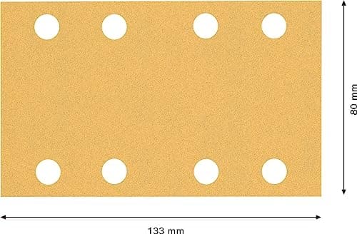 Bosch tilbehør 2608901670 sandpapir til orbitalslibere korn 60, 120, 180 (L x B) 133 mm x 80 mm 1 sæt