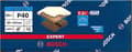 Miniatyrbild 2 av 6: Bosch tillbehör 2608901660 sandpapper för orbitalslipmaskiner, korn 40 (L x B) 133 mm x 80 mm, 50 st.