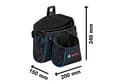 Miniatyrbillede 3 af 6: Bosch Professional 1600A02H5C-håndværkere, gør-det-selv-entusiaster, biler, elektrikere, VVS, udstyret med professionel værktøjstaske (1600A02H5C)