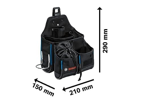 Bosch Professional 1600A02H5C-håndværkere, gør-det-selv-entusiaster, biler, elektrikere, VVS, udstyret med professionel værktøjstaske (1600A02H5C)