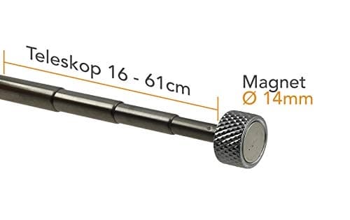 ChiliTec teleskoplyft med magnetlängd 16-61cm dragkraft ca. 2 kg (19504)