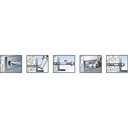 Fischer bult FBN II 12/80 GS med stor bricka (pack om 20) (045578)
