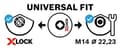 Miniatyrbillede 2 af 6: Bosch 2608619162 X-LOCK fiberskive (2608619162)