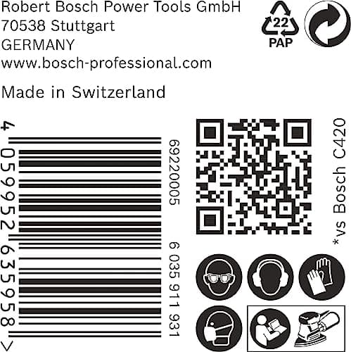 Bosch Tilbehør 2608901645 sandpapir til multisliber korn 240 (L x B) 150 mm x 100 mm 50 stk.