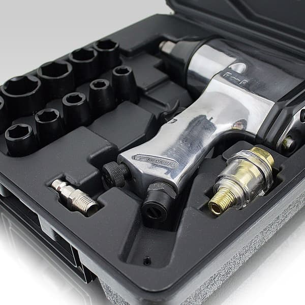 Pneumatisk slagnøgle 1/2" BITUXX inkluderet + fatninger 340Nm