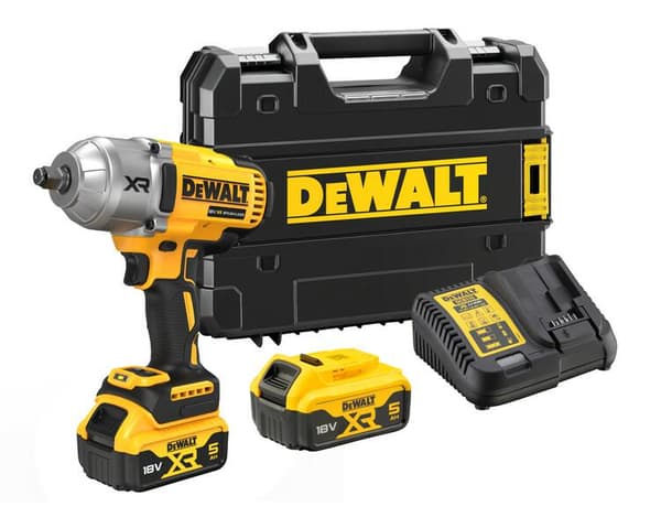 DEWALT SLAGSNØGLE 1/2" 18V 1355Nm 2x5,0Ah TSTAK DCF900P2T