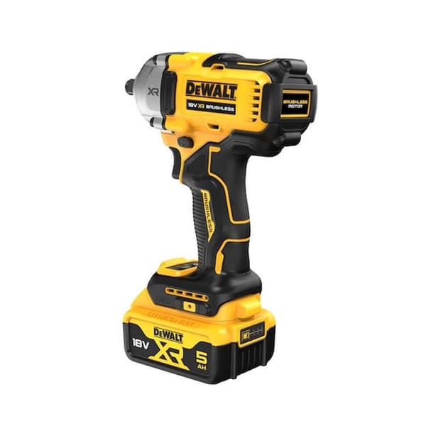 Kompakt sladdlös 1/2" slagdragare XR 18V 5.0Ah li-ion borstlös DEWALT Säkerhetsring - DCF891P2T-QW