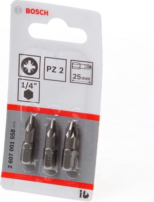 Bosch - Bit ekstra hård PZ 2, 25 mm