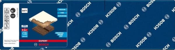 Bosch Expert Standard S471 skumslipblock 69 x 97 x 26 mm, medelhårt - 1 st.
