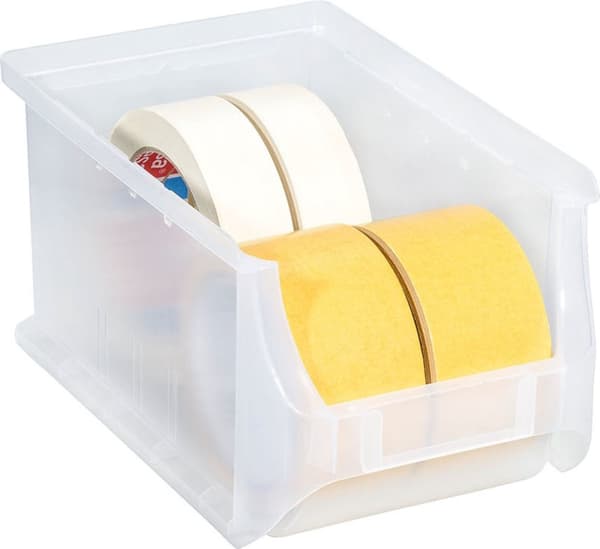 Allit Transparent magasin Profiplus och pegboard - 456261 - Stapelbar