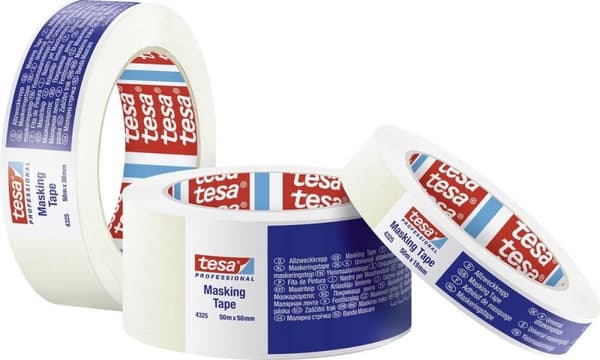 Tesa 04325 papirmaskeringstape - Generelt - creme - 19mm x 50m