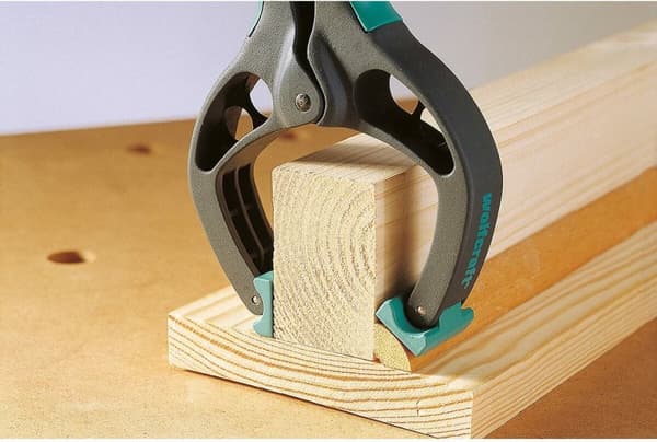 wolfcraft GmbH FZ 40. Type: fjederclips, klemåbning: 4 cm, produktfarve: grå, turkis. Antal inkl