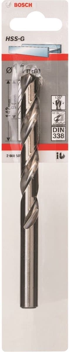 Bosch - Metalbor HSS-G, standard 11 x 94 x 142 mm