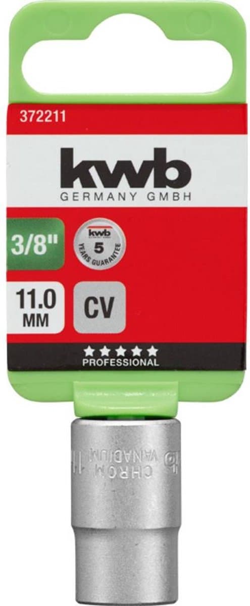 KWB Topnøgle 3/8" - 11 mm