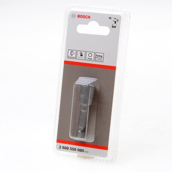 Bosch - Slagnyckel hylsor - sexkant - 8 mm - längd: 50 mm