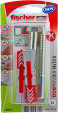 Miniatyrbillede 1 af 8: Fischer stik Duopower med sekskantskrue 14x70mm (pr. 2 stk.)