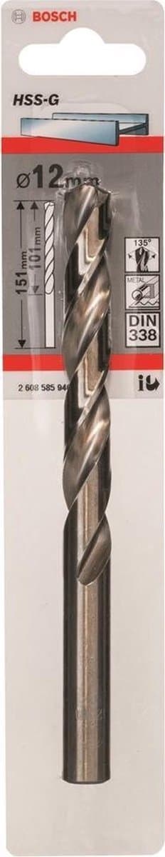 Bosch - Metalbor HSS-G, standard 12 x 101 x 151 mm