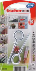Miniatyrbillede 1 af 8: Fischer stik Duopower med øjenkrog 8x40mm (pr. 2 stk.)