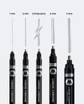 Miniatyrbillede 5 af 5: Molotow Liquid Chrome Twin tip markør - 1,5 mm og 4 mm spids - Tilgængelig krom pen