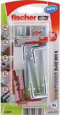 Miniatyrbild 1 av 8: Insexnycklar Fischer DuoPower 535001 dubbar 8 x 40 mm 4 dubbar
