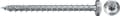 Miniatyrbillede 4 af 7: Fischer Power-Fast II 670239 spånpladeskruer 4 mm 40 mm T-profil stål galvaniseret 200 stk (6702)