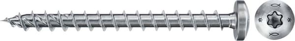 Fischer Power-Fast II 670239 spånpladeskruer 4 mm 40 mm T-profil stål galvaniseret 200 stk (6702)