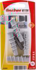 Miniatyrbild 10 av 10: Fischer Turbo lättbetongankare 10x50mm - FTP K 4 - nylon (per 4 st)