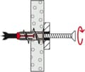 Miniatyrbillede 5 af 11: Studs Fischer Duoblade Nylon 6 Stk Gips