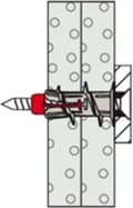 Miniatyrbillede 10 af 11: Studs Fischer Duoblade Nylon 6 Stk Gips