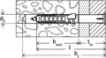 Miniatyrbild 5 av 11: Fischer Construction Plug SXR - 8x100mm (Per 5 stycken)
