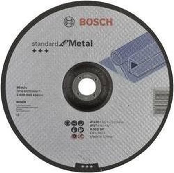 Kapskiva böjd Standard för metall A 30 S BF, 180 mm, 22,23 mm, 3,0 mm 1:a
